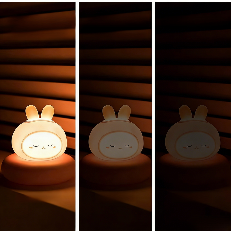 Cute silicone animal night light