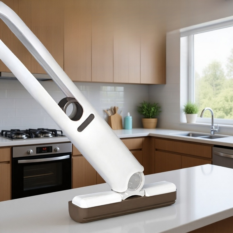 Mopa de mano ergonómica para espacios reducidos