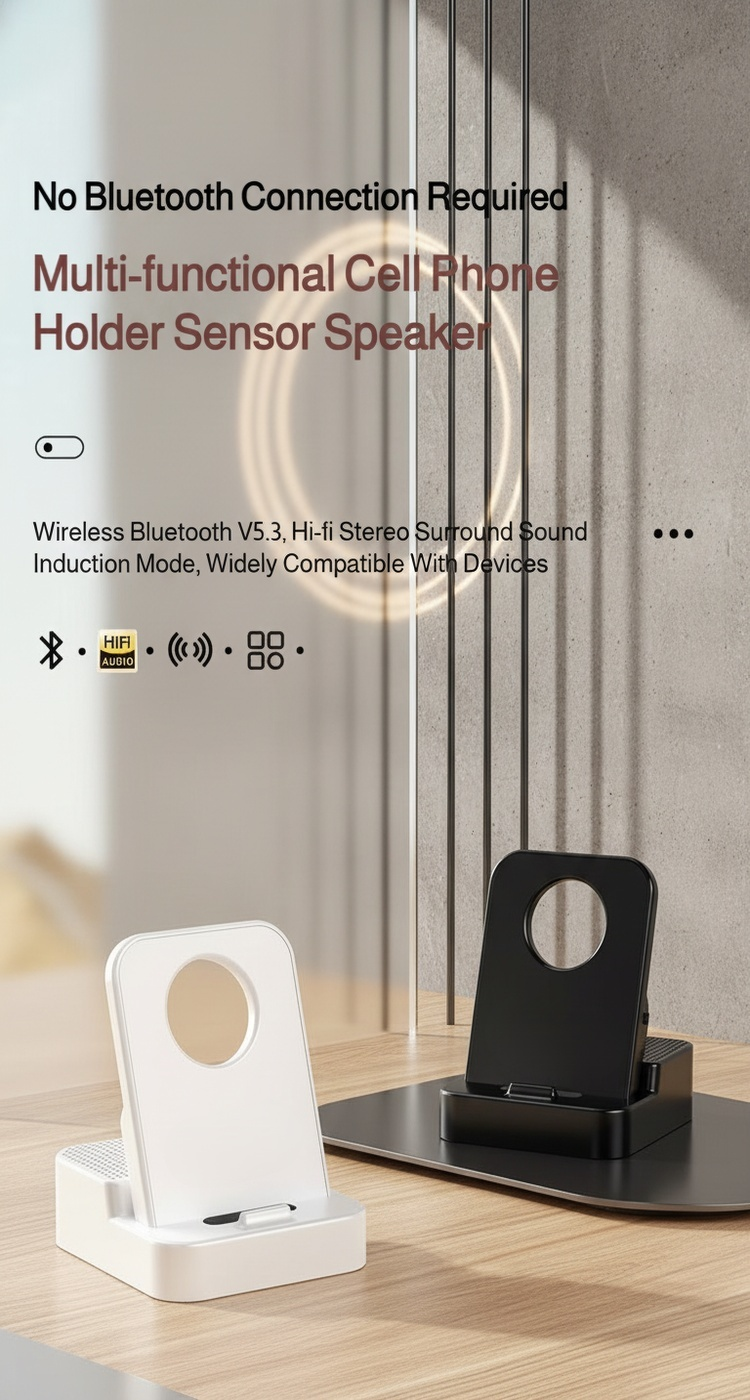 Bluetooth Speaker featuring smart sensor technology