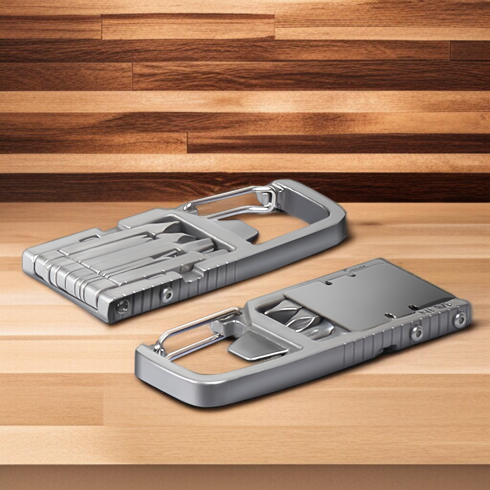 写真EDCツールペンダント折りたたみツール六角フラットクロスドライバーボックスオープナー