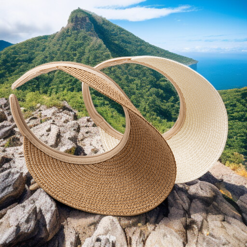 Sombrero negro de moda urbana para verano