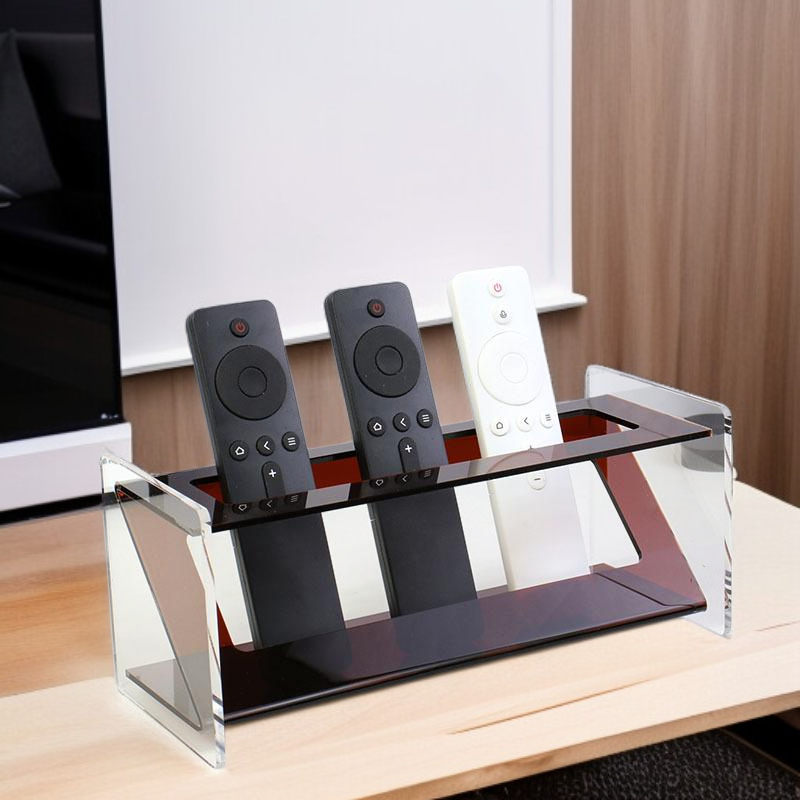 튼튼한 아크릴 소재 리모컨 보관함