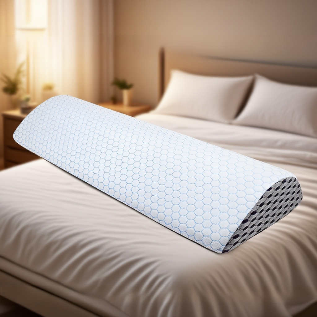 Special lumbar support pad for sleeping on bed