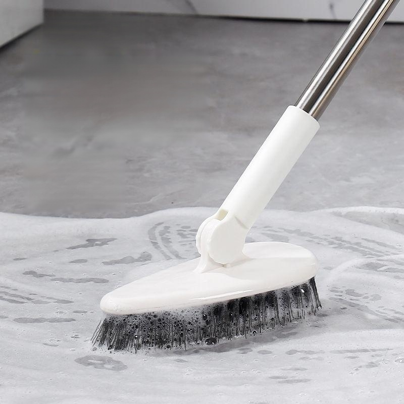 長柄の浴室用床ブラシ