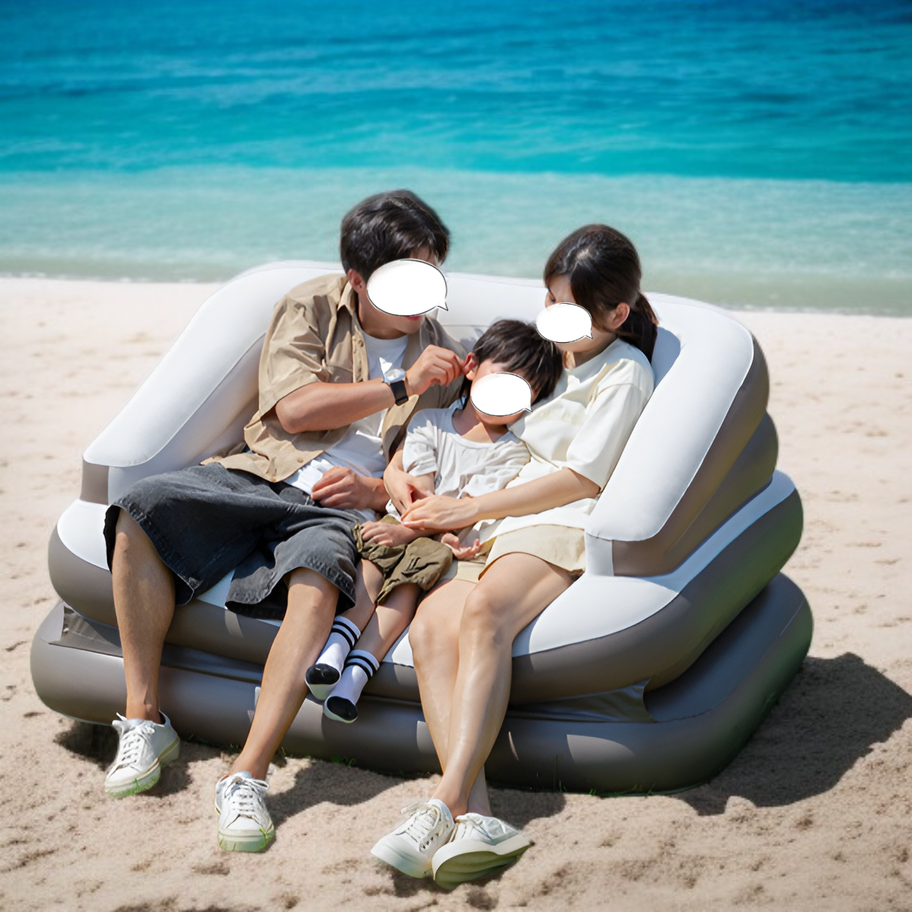 야외 휴대용 접이식 공기주입식 소파