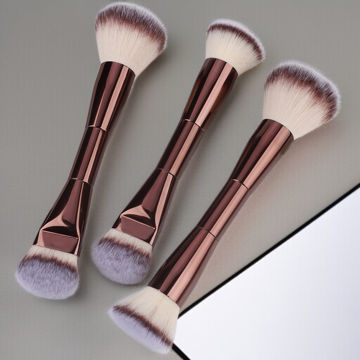 Double head foundation make-up makeup brush
