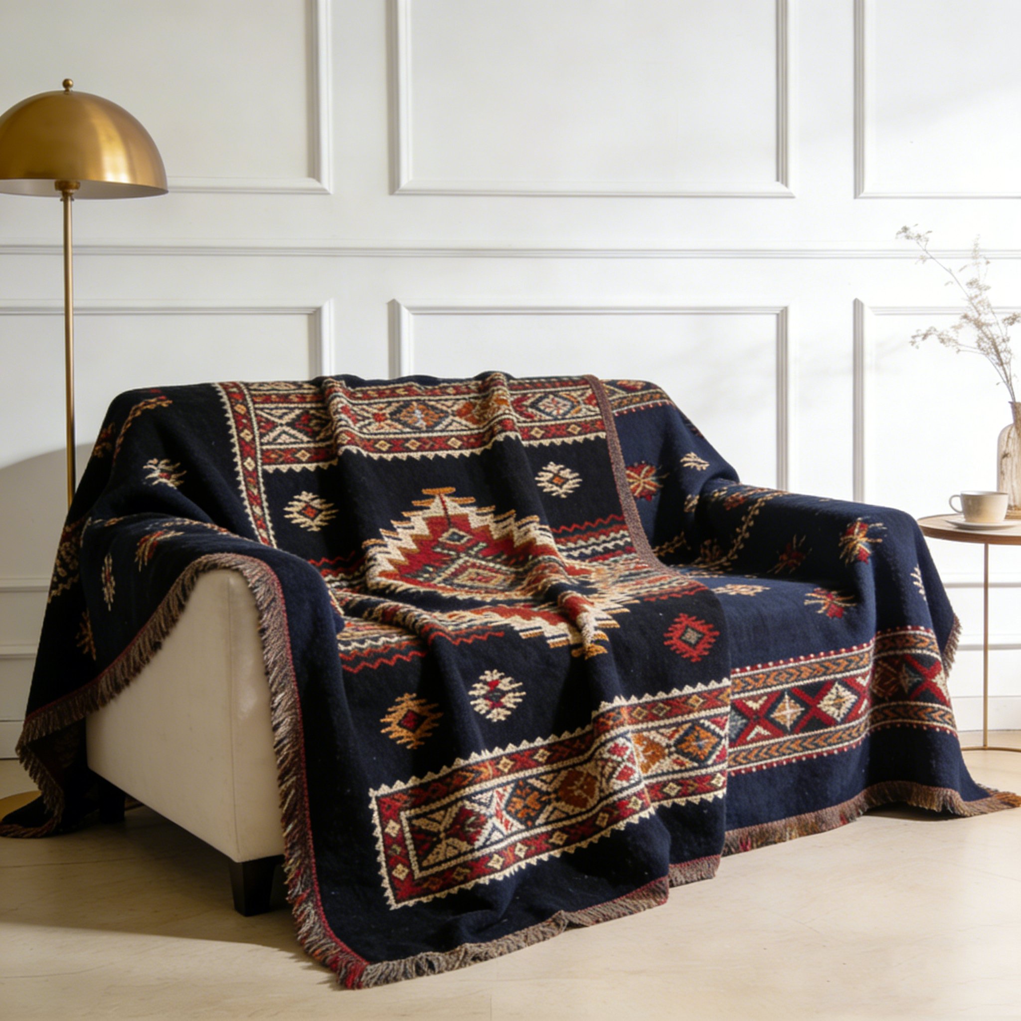 Pătură multifuncțională pentru canapea în living modern