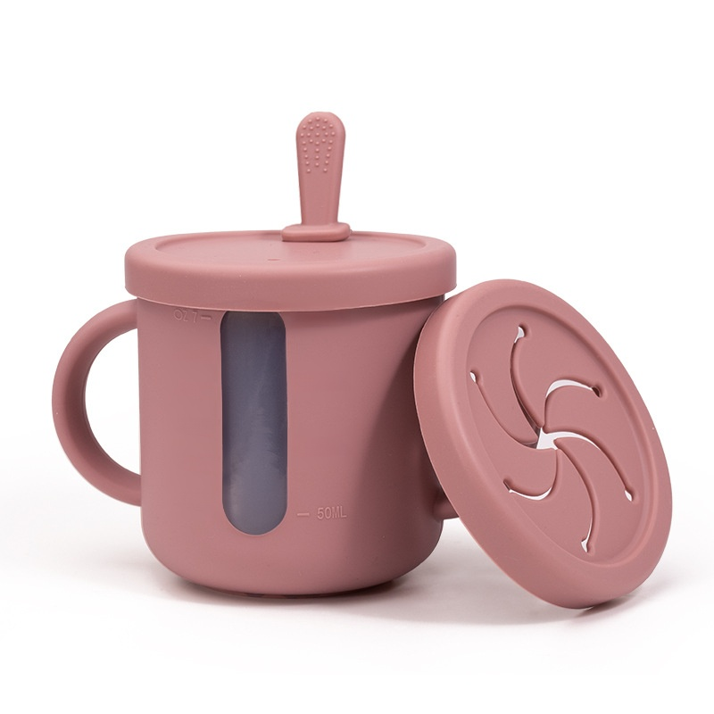  防摔透明刻度雙耳設計