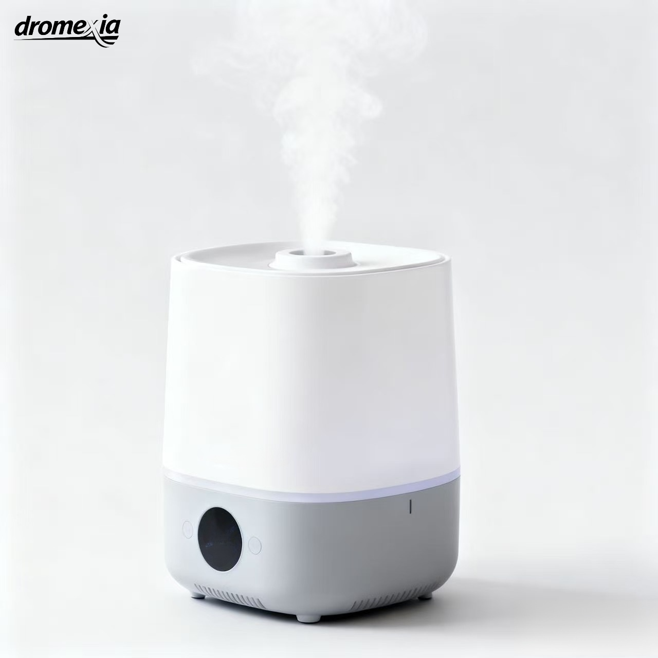 침실에 놓인 저소음 항균 가습기 모습