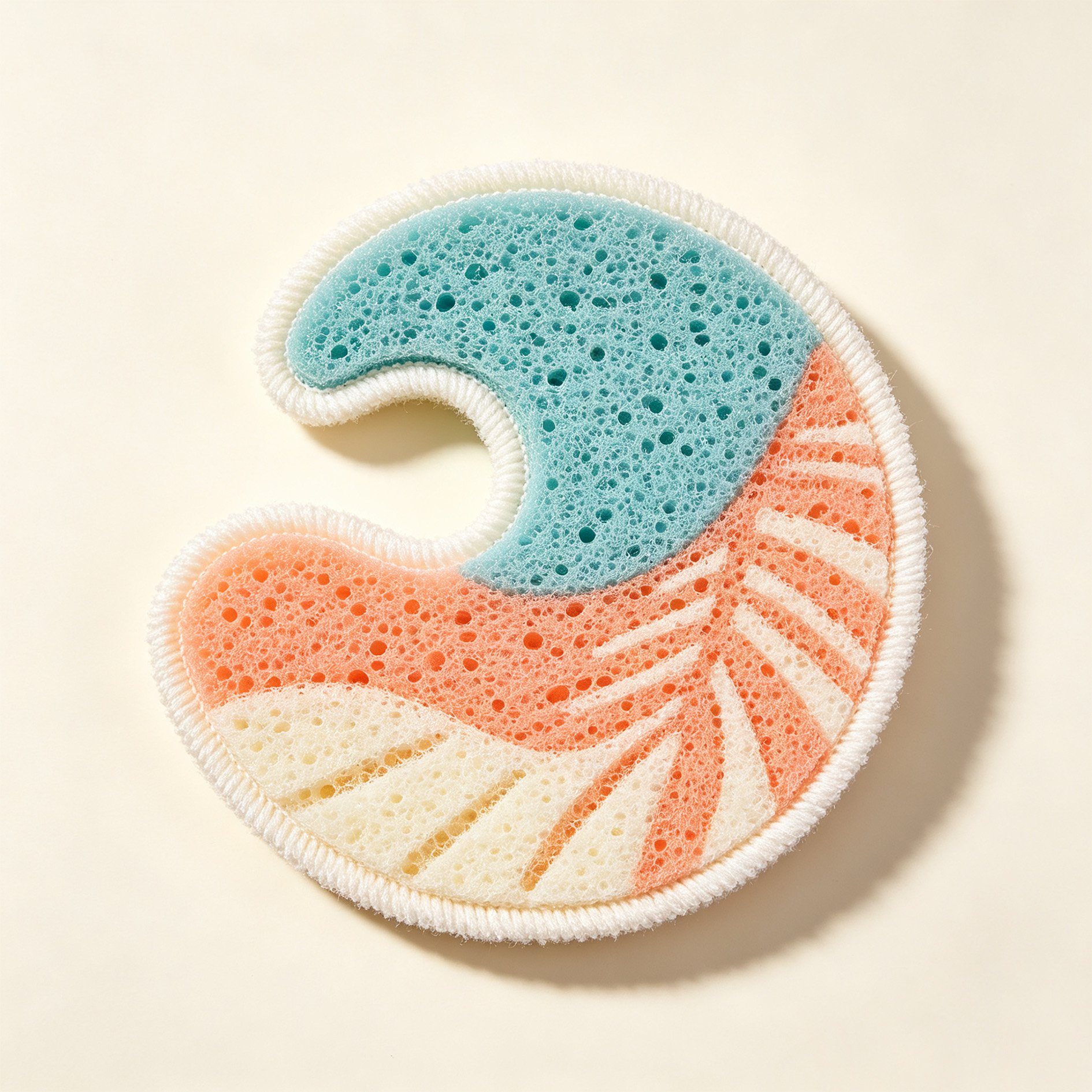 Wave Sponge Dishwashing Wipe
