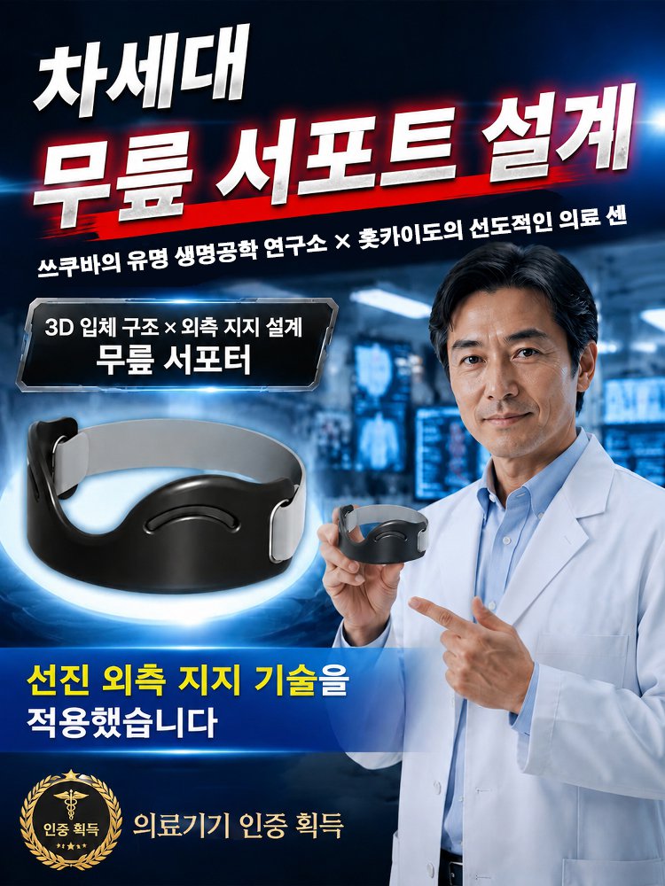 무중력·생체 모방 외골격 슬개골 밴드