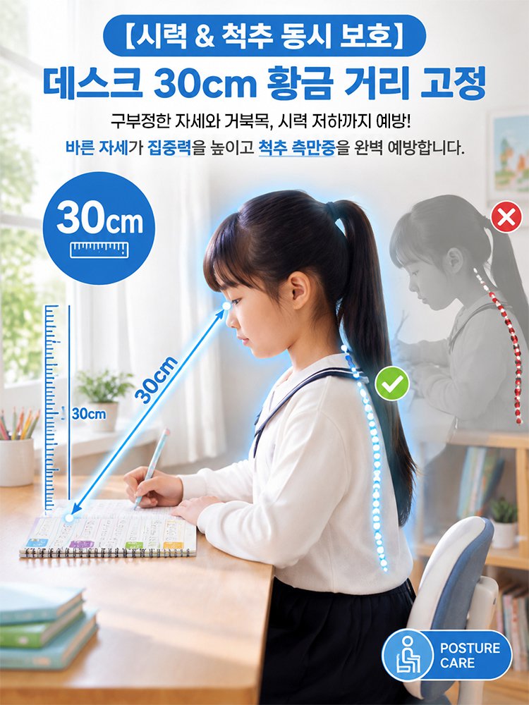 바른 자세 펜트레이닝 홈스쿨 한글쓰기 연습노트
