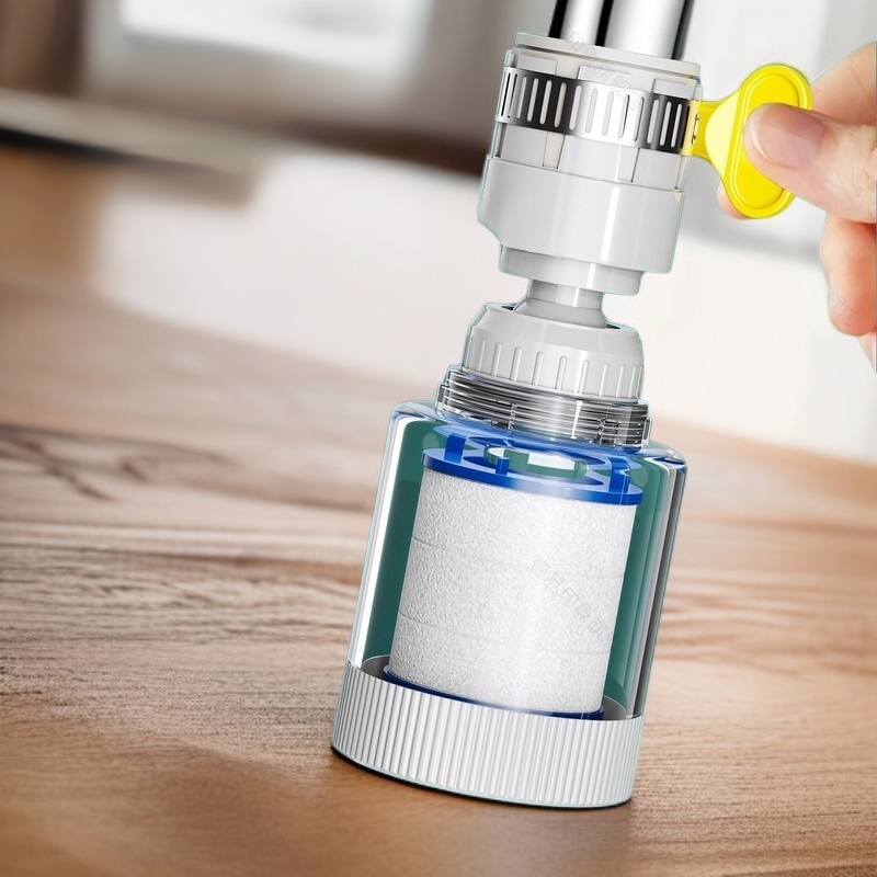 Spritzwassergeschützter Verlängerungsfilter für Wasserhähne