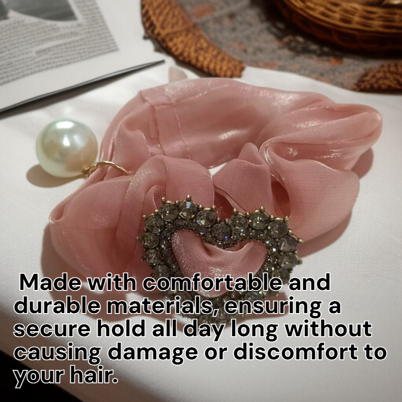 Unique Hair Tie with Orange Headband