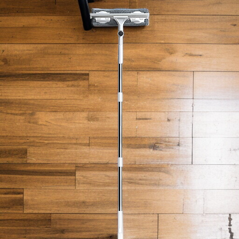 HighRise Window Cleaner Mop DoubleSided Extended Pole Household Multifunction