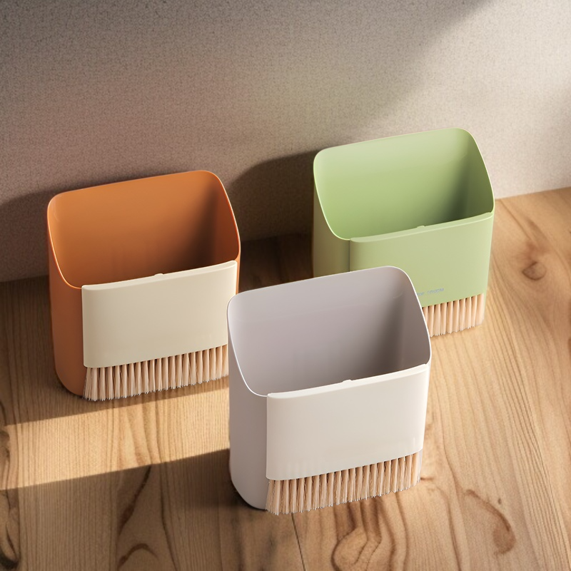 家庭用ミニほうきとちりとりセット、壁掛け式デスクトップ掃除用ゴミシャベル、紙吹雪収納ボックスセット