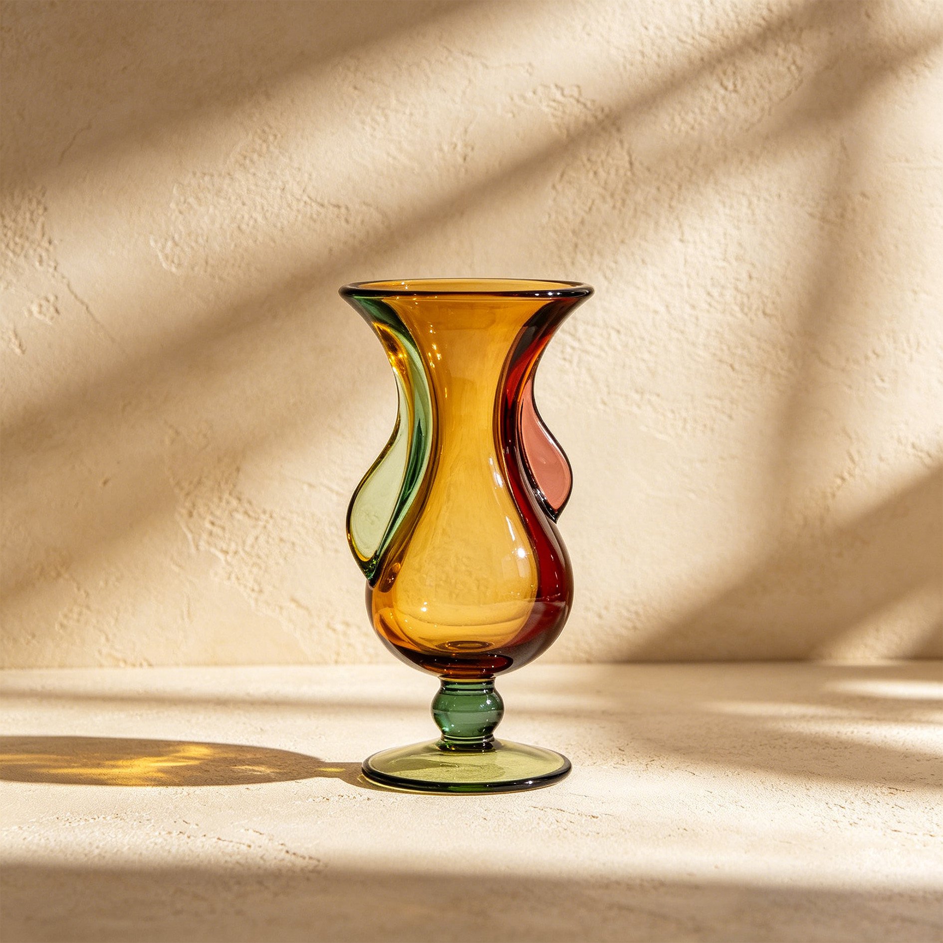 Colored Glass Vase