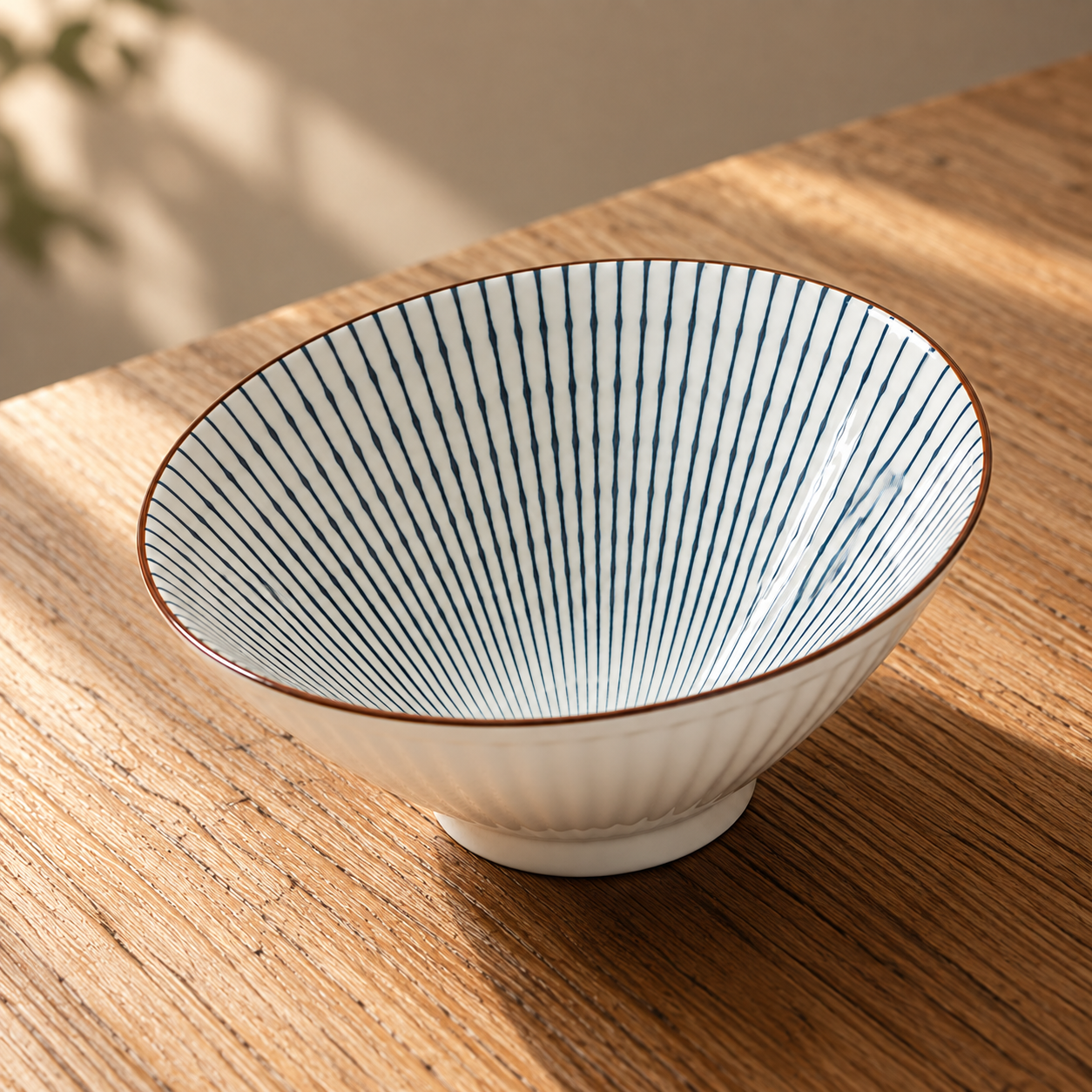 Ceramic soup and rice bowl for daily meals