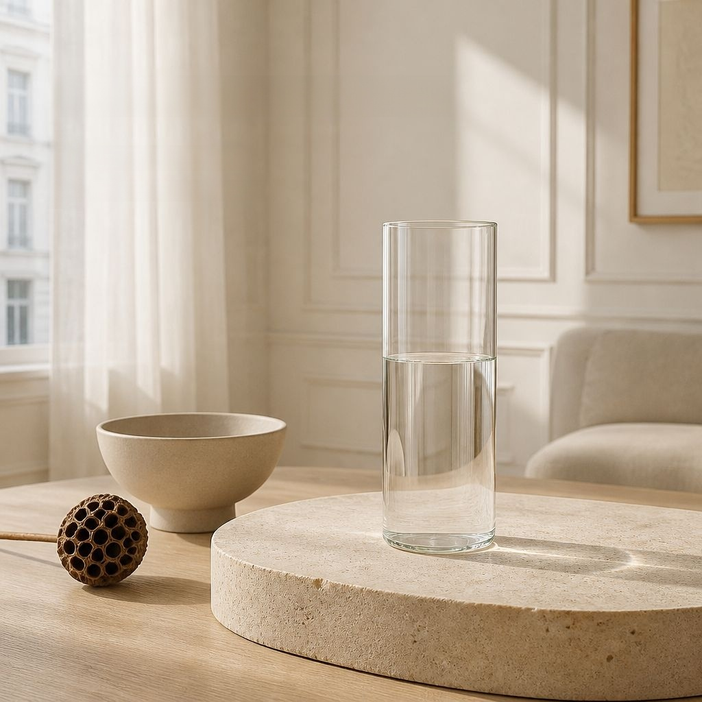 Zylinder Glasvase Transparent Große Blumenvase Hydrokultur Deko