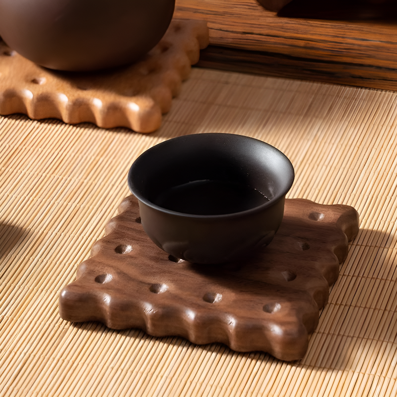 Creative Solid Wood Mug Coasters Anti-scalding Insulation Table Mat