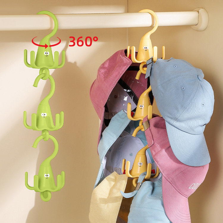  Five-Claw Rotating Hook for Bags and Hats