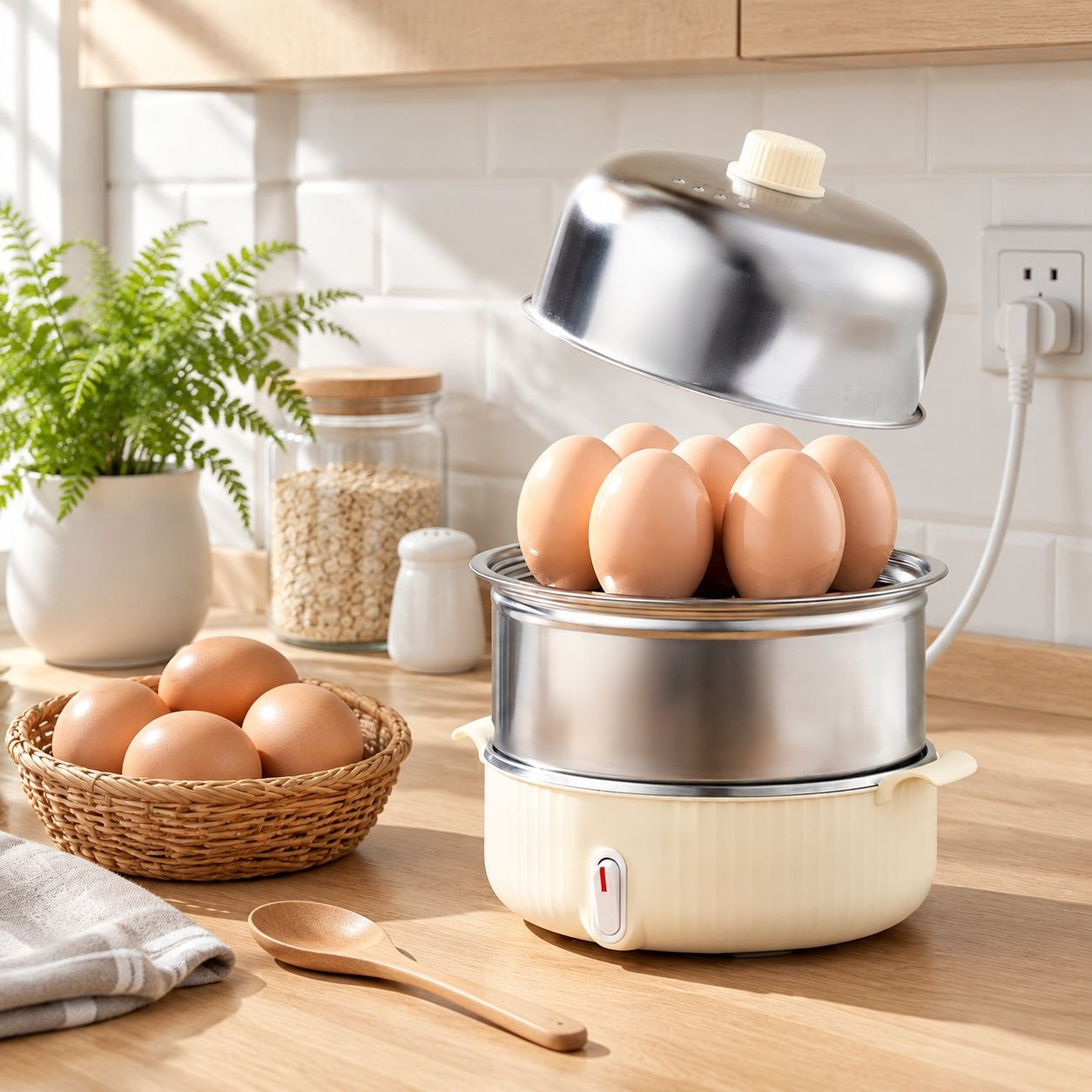 Portable Breakfast Egg Cooker