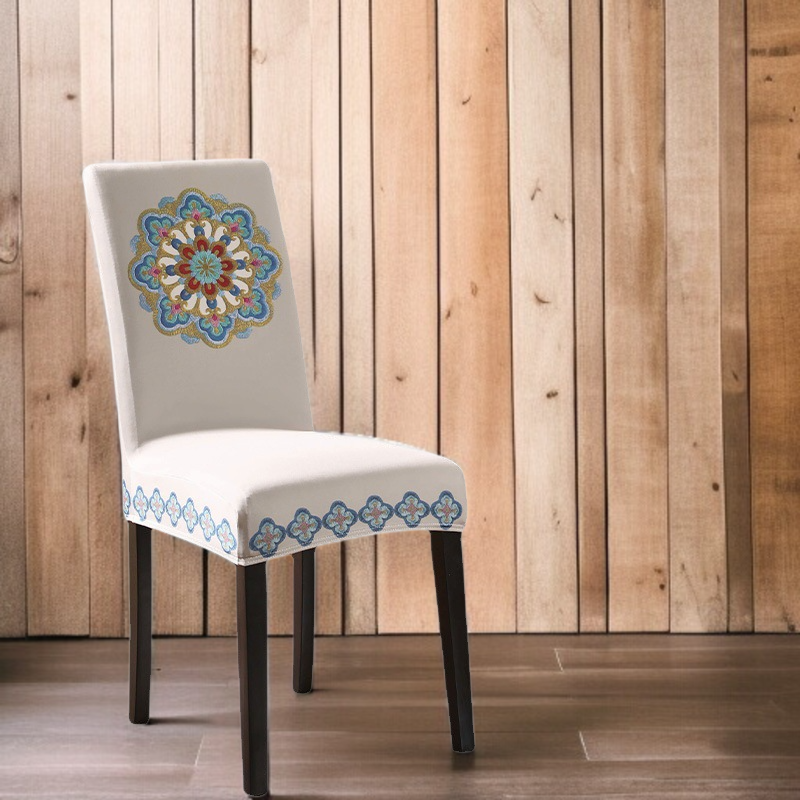 Four Seasons Dining Chair Table Cover Artistic Style High Space Utilization