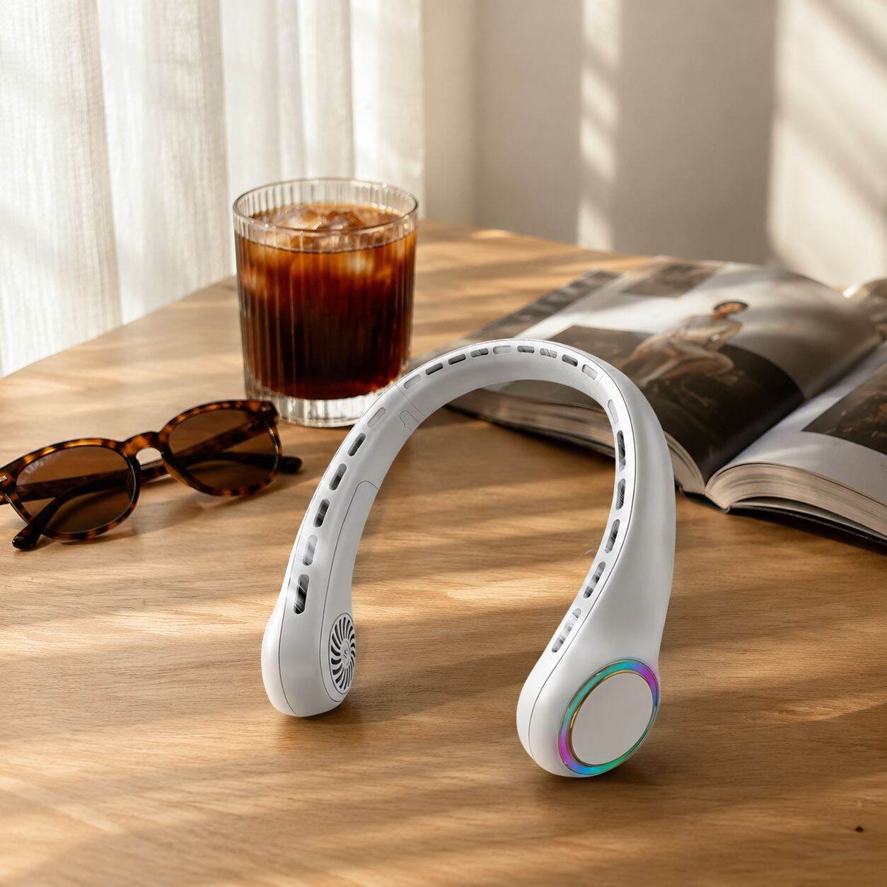 Silent Portable Bladeless Neck Cooling Fan