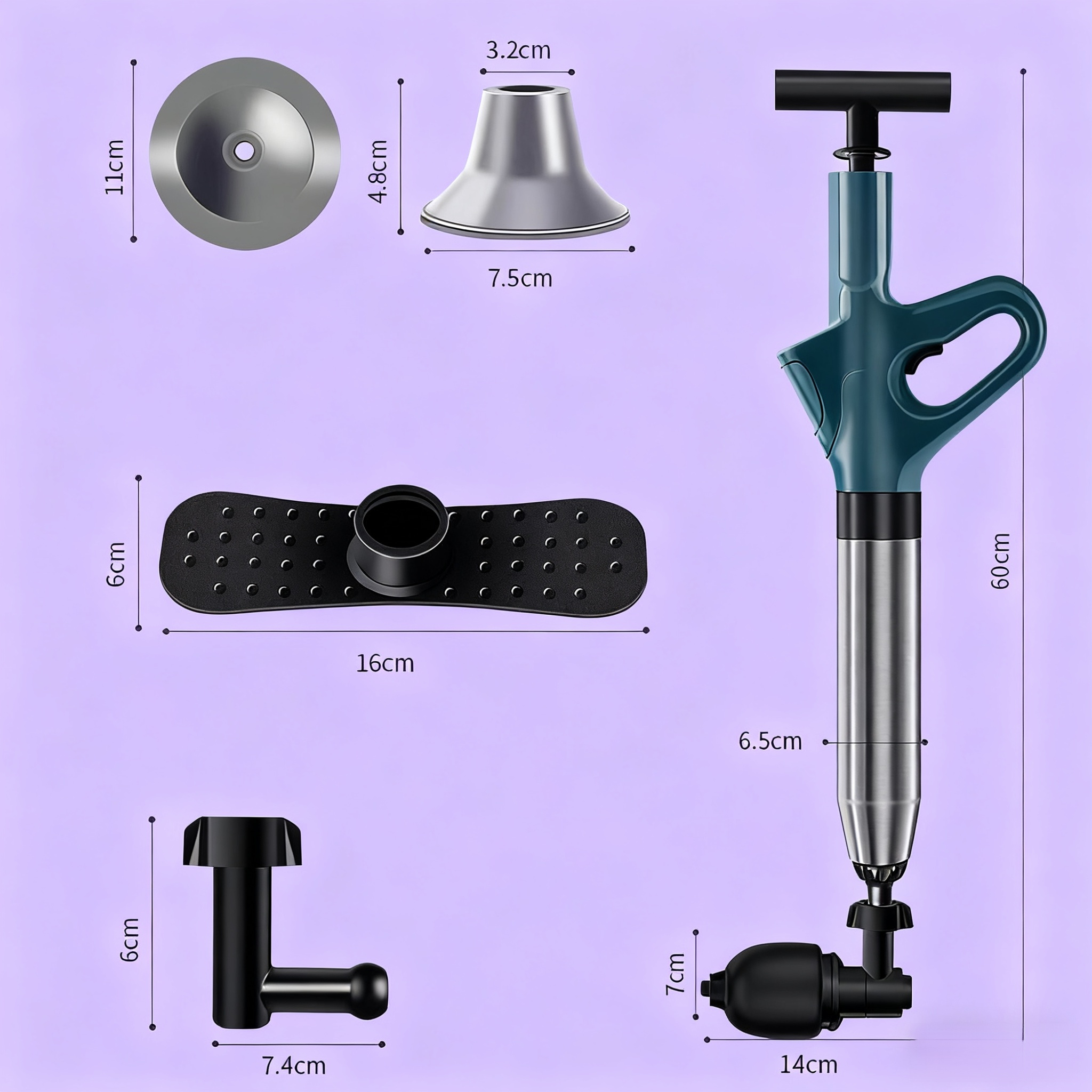 家庭用トイレ排水管クリーナー