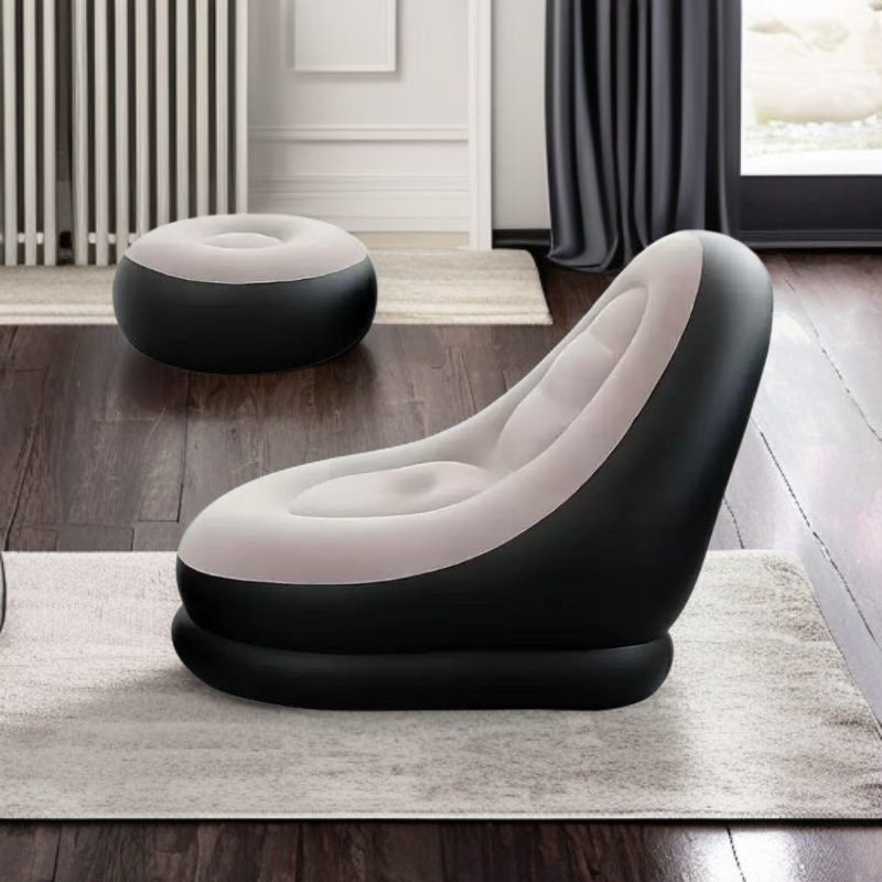 Przenośny, pogrubiony, nadmuchiwany fotel sofowy