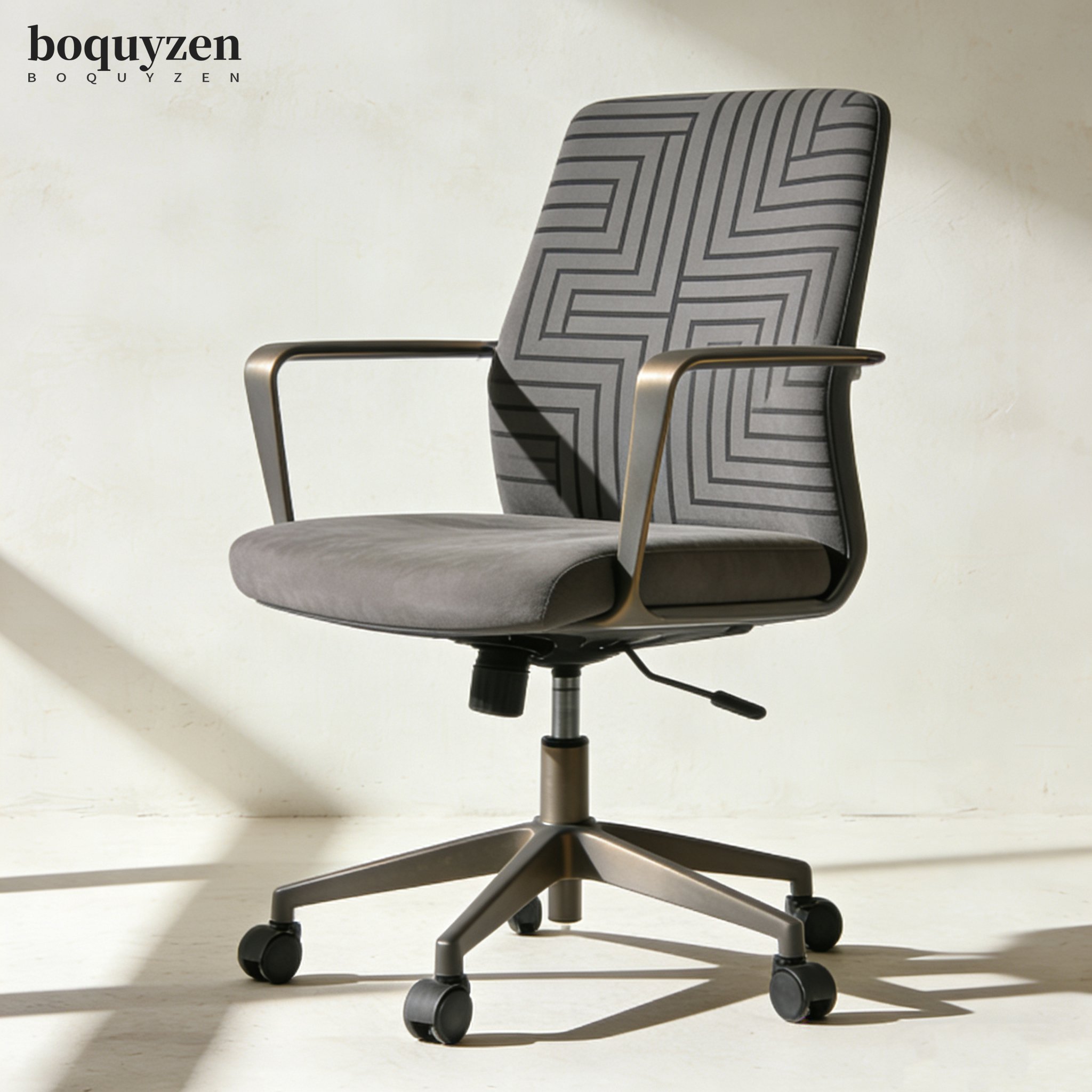 Detail polstrování moderní kancelářské židle