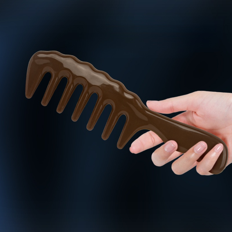 ヘアケア用幅広マッサージコーム持ち手部分