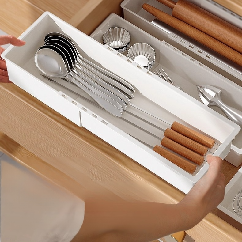 引き出し伸縮仕切り収納ケース