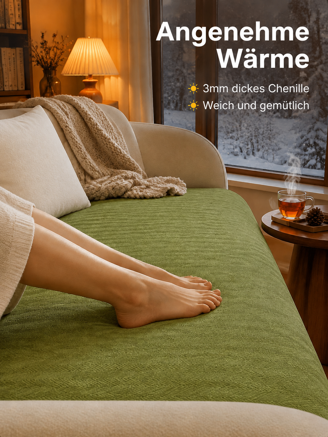 Neue rutschfeste Sofaüberwurf- und Sitzkissenbezüge