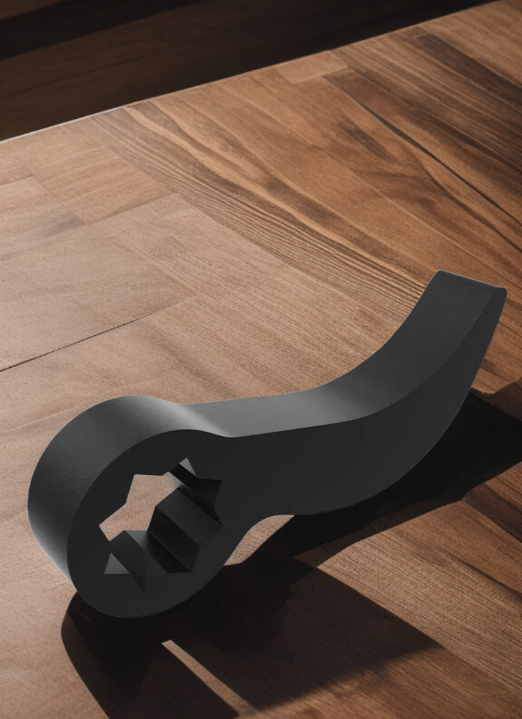 반축 탈착을 위한 레버 원리 설명 이미지