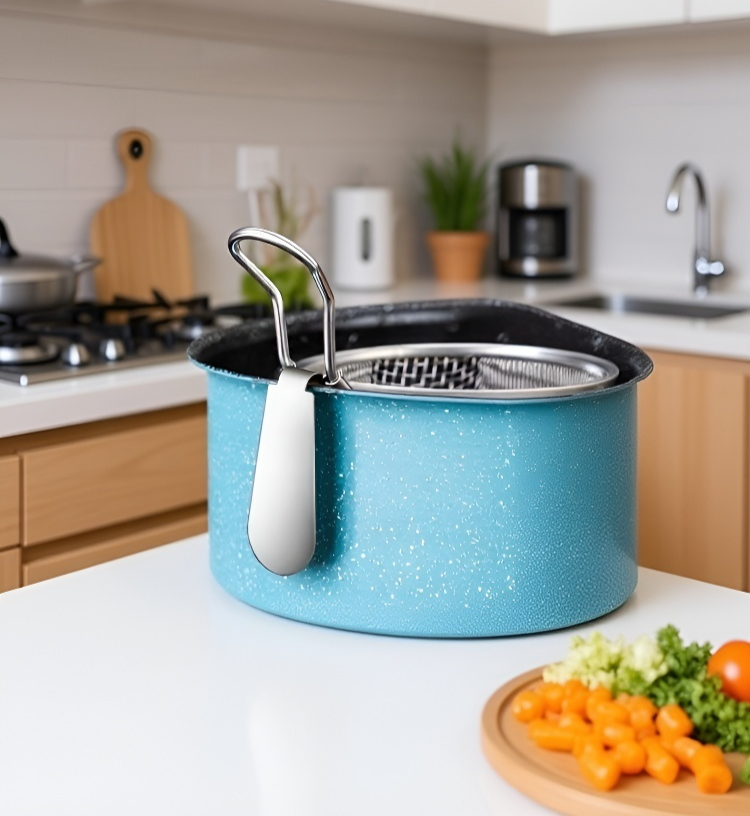 Robustes Frittiersieb zum Braten und Frittieren