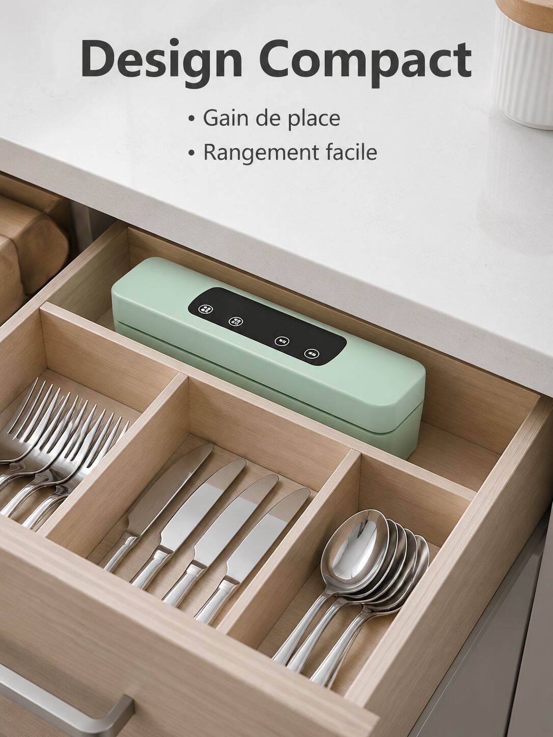 Appareil de mise sous vide automatique portable pour la maison