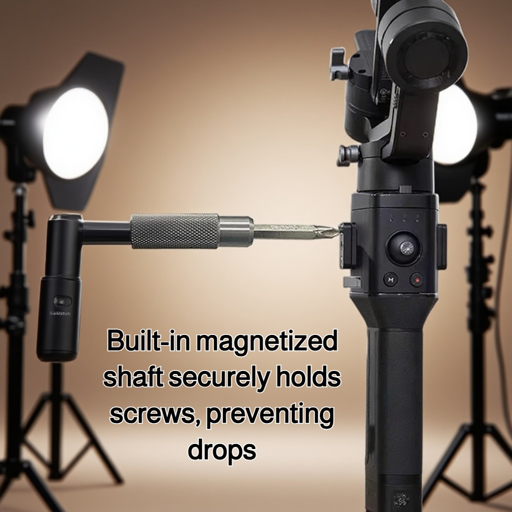 Precision magnetic screwdriver for electronics repair