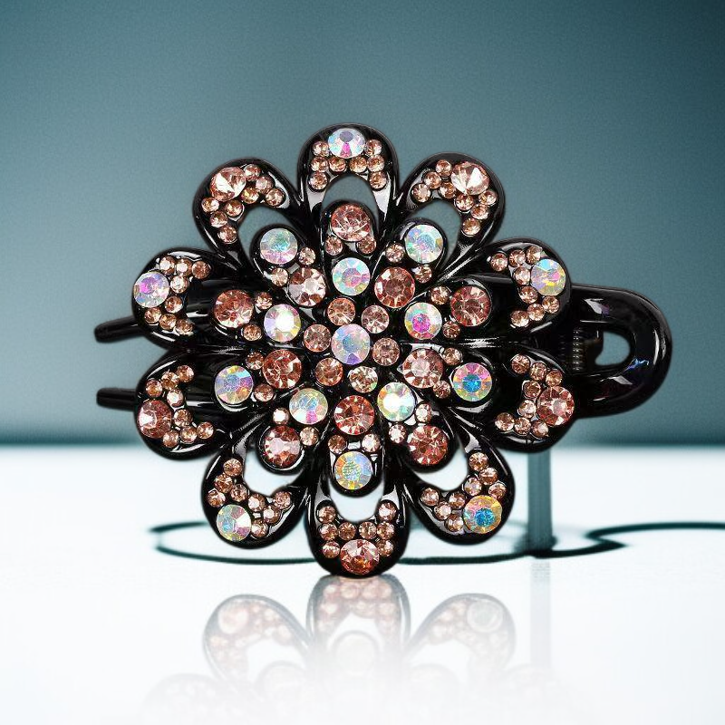 水鑽鴨嘴夾發卡