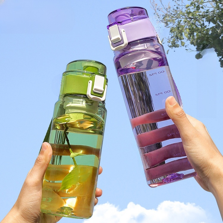 Xile water cup tritan material student portable large capacity high color value with tea leakage tea