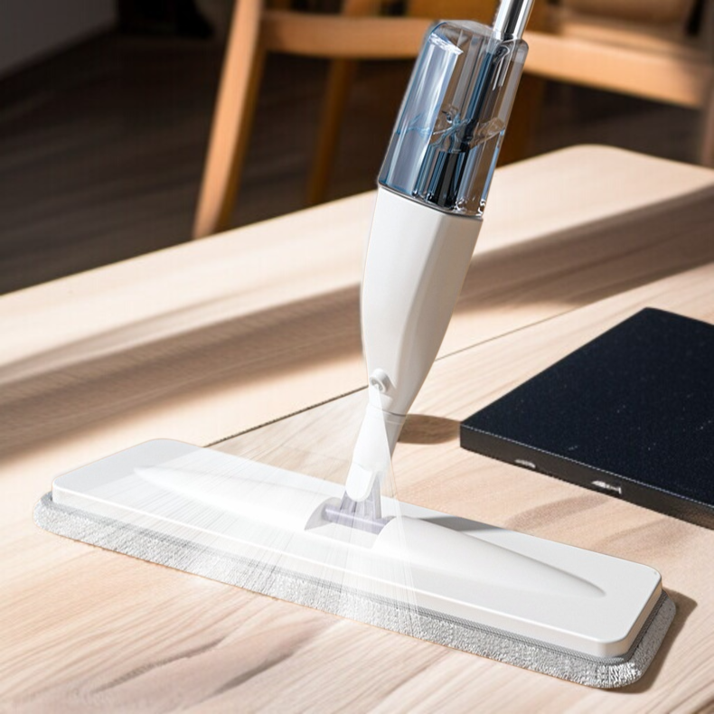 가정용 원터치 뉴타입 손세탁 드라이 습식 겸용 게으름뱅이 바닥 끌이 지신기 워터 스프레이 플랫 밀대