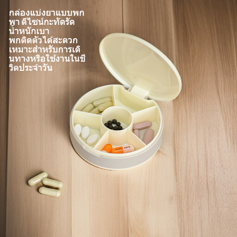 รอบแบบพกพาแบ่งกรณียา