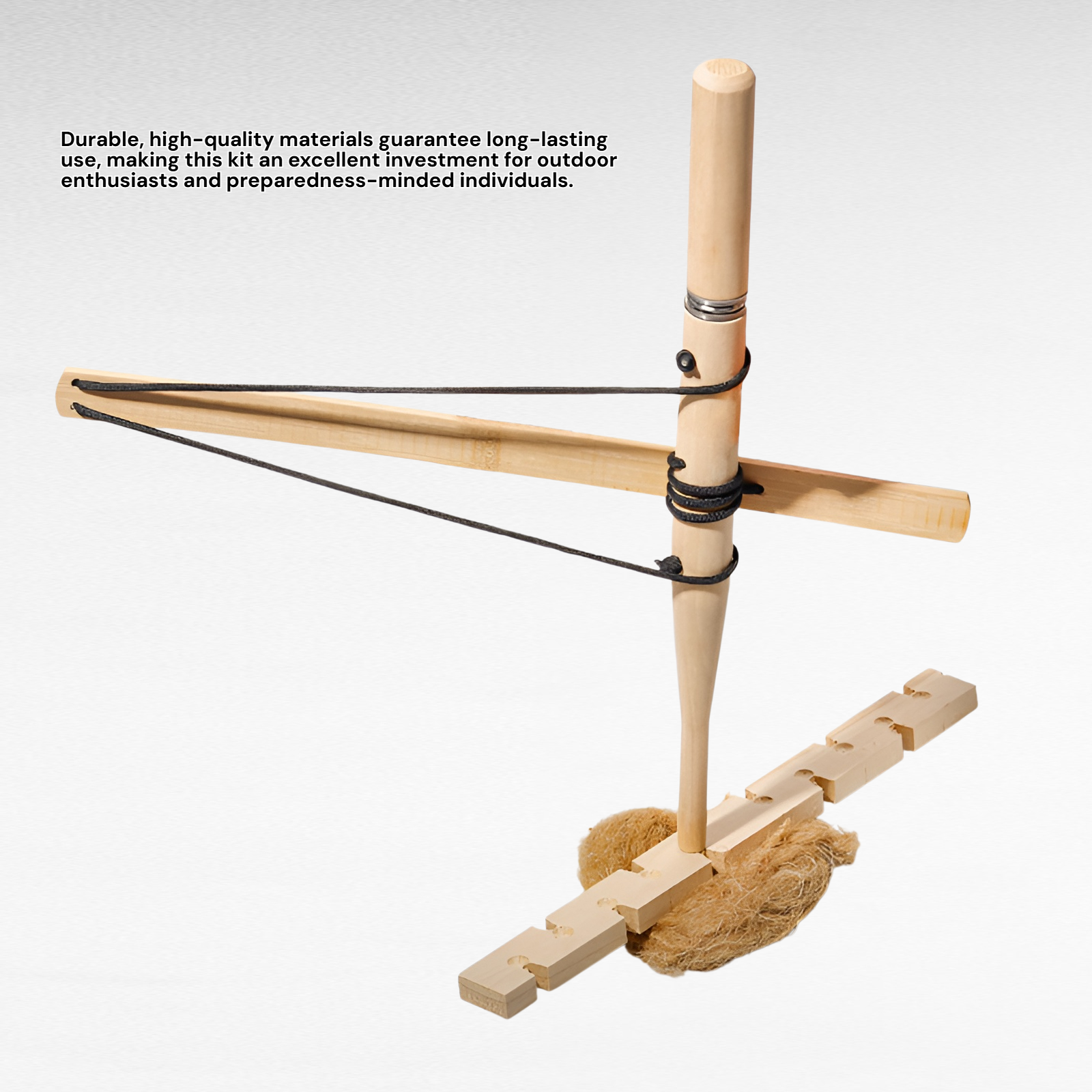 Primitive Fire Starter Kit - Camping Emergency Gear