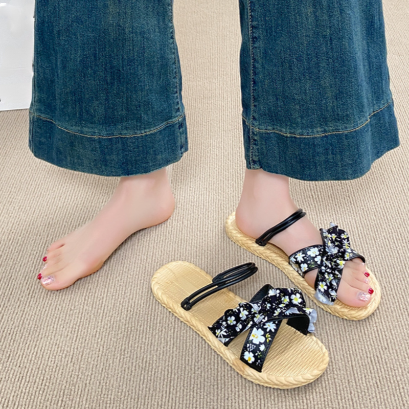 Floral Home Slippers