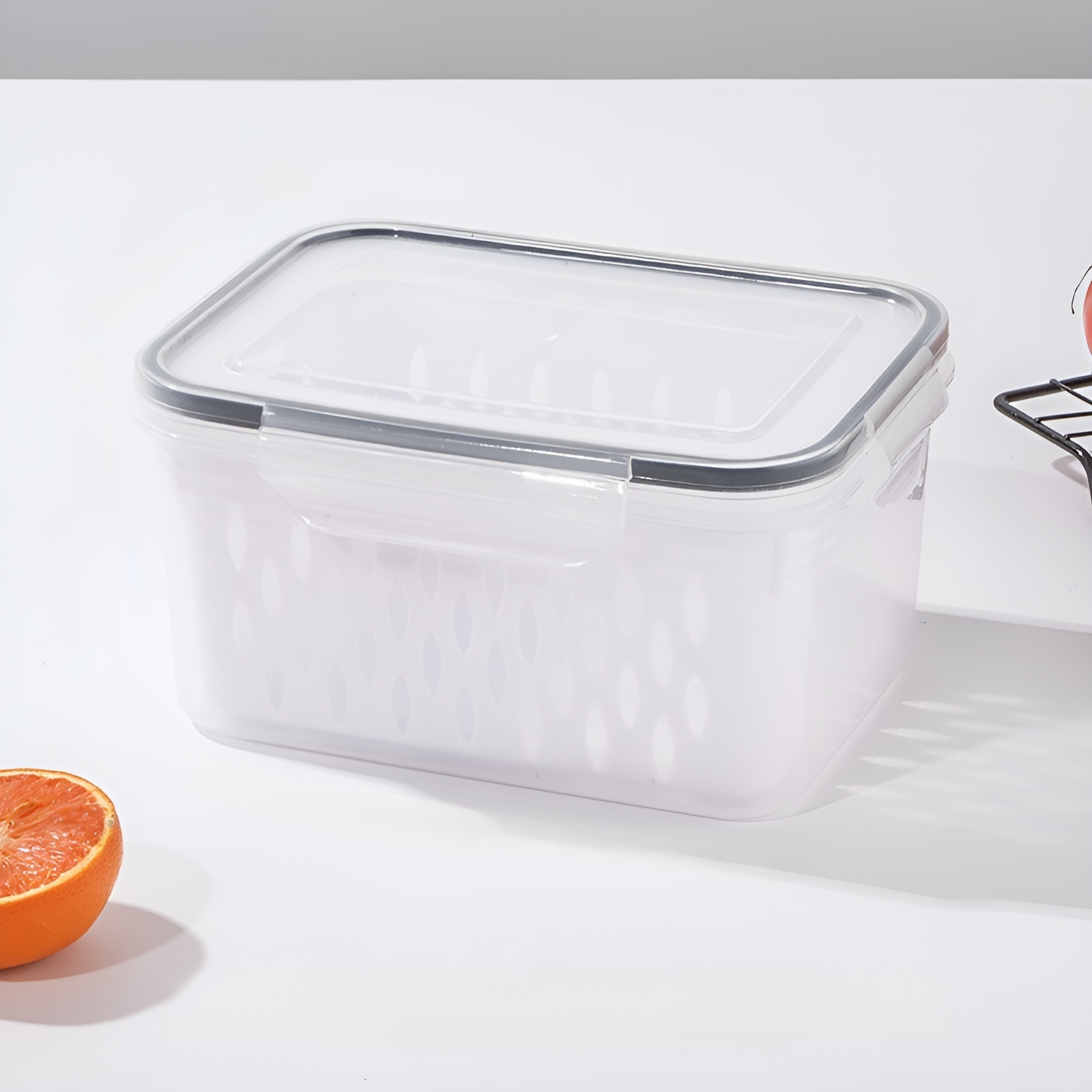 Lebensmittel-Aufbewahrungsbehälter mit Doppelwandstruktur