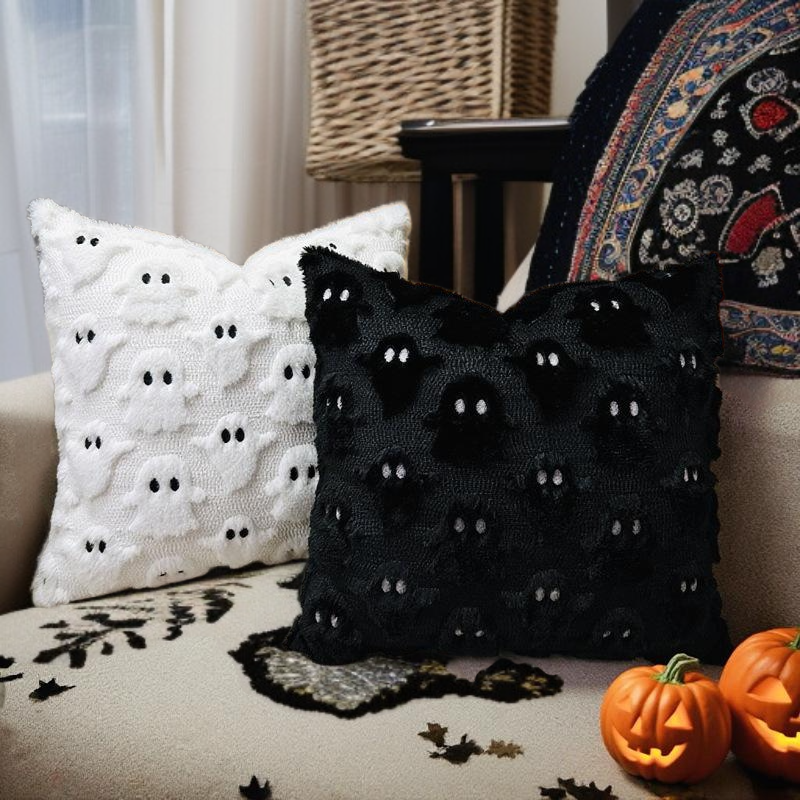 絨毛立體刺繡抱枕