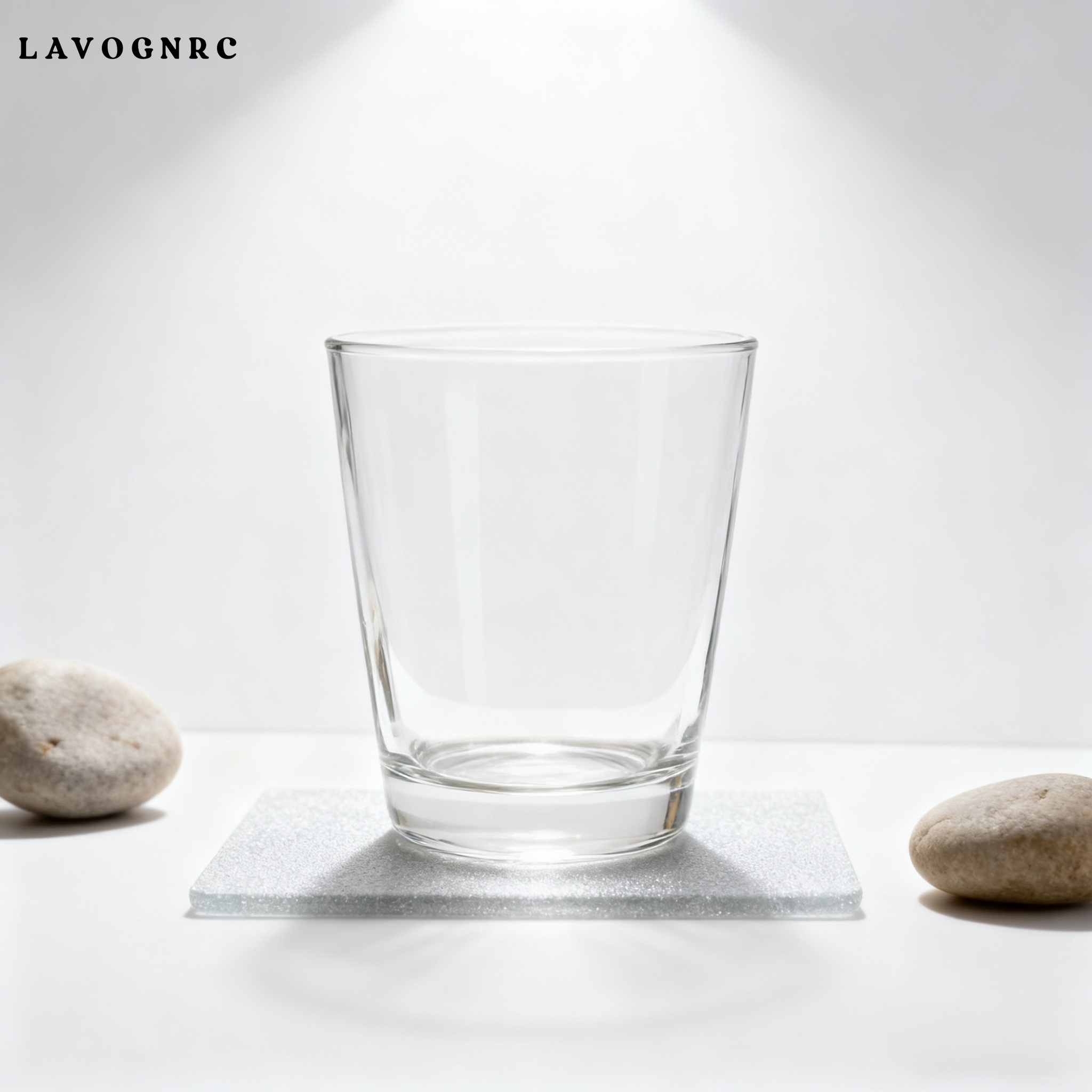 음료를 담은 투명 유리컵 활용 예시