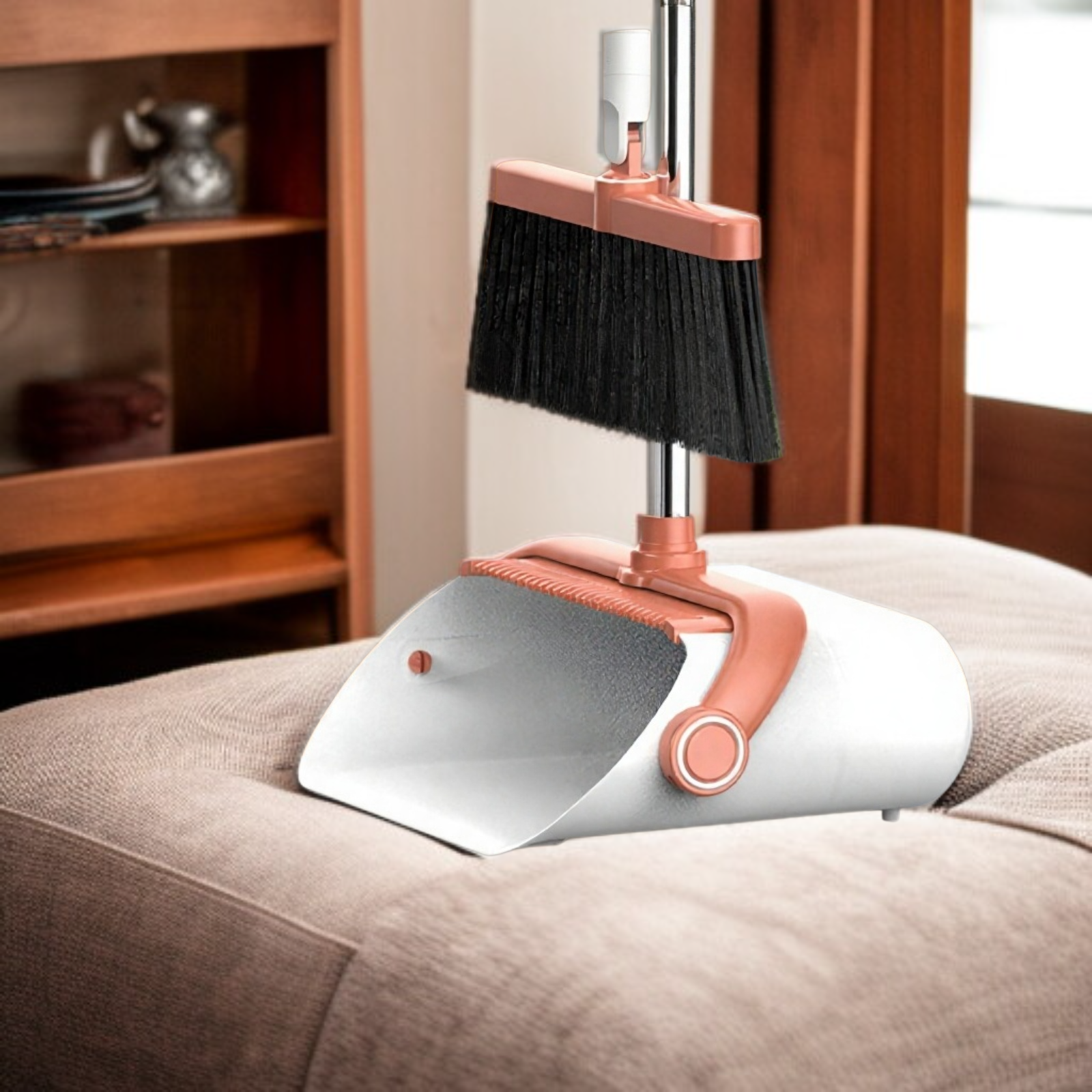 折りたたみ式家庭用ほうきとちりとりセットソフトほうき多機能キッチンとバスルームスクレーパーアーティファクト1個配送