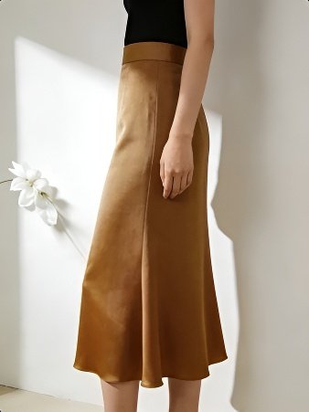 Erschwinglicher Luxus: Drapierter Fischschwanzrock