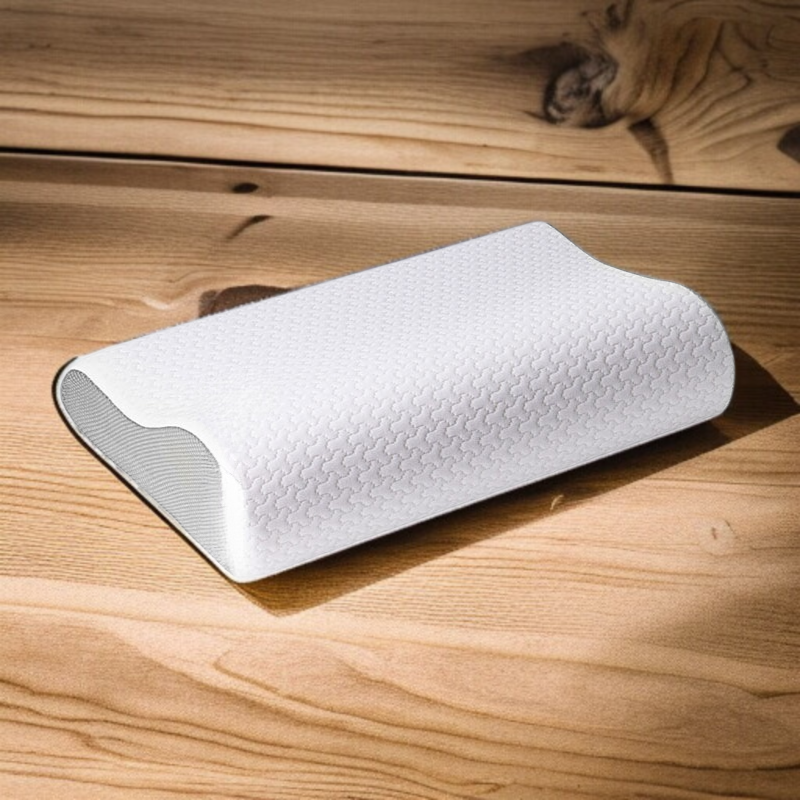 横向き寝用低反発枕 メモリーフォーム枕 頸椎保護 ネックピロー 寝心地抜群 低反発ネックピロー